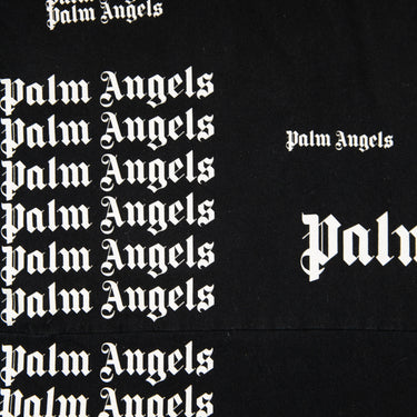 The logo of the Palm Angels Multi Logo Black T Shirt.
