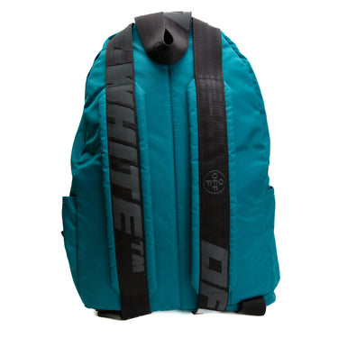 The back of the Off-White Wavy Logo Backpack.
