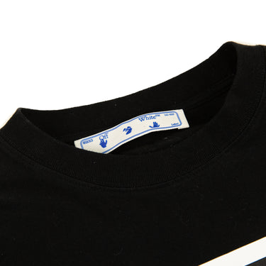 The inside label of the Off-White Black Caravaggio T Shirt.