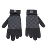 The top of the Louis Vuitton Damier Graphite Wool Gloves.