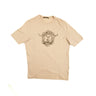 The front of the Louis Vuitton Crest Logo Beige T Shirt.