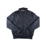 The front of the Gucci Navy Monogram Jacket.