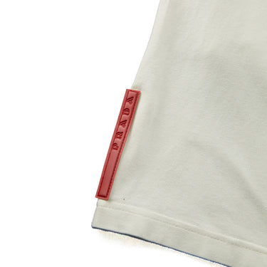 The logo of the Prada Sport White T Shirt.