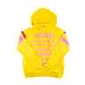 The front of the Gucci 1921 Print Yellow Hoodie.