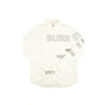 The front of the Burberry Horseferry White Long Sleeve Shirt.