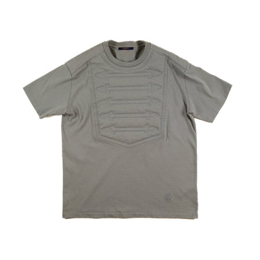 The front of the Louis Vuitton Embroidered Plastron T-Shirt.