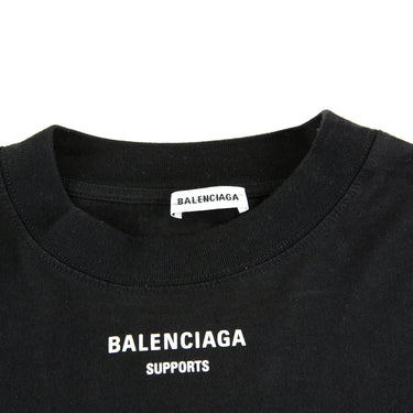The inside label of the Balenciaga World Food Programme T Shirt.