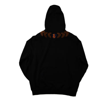 The back of the Burberry Oak Leaf Crest Hoodie.