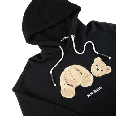 The flat of the Palm Angels Kill The Bear Black Hoodie.