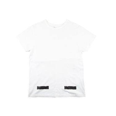 The front of the Off-White Brush Diagonal White T Shirt.