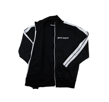 The inside of the Palm Angels Black Track Jacket.