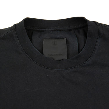 The collar of the Givenchy Logo Black T Shirt.