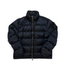 The front of the Dior Oblique Navy Down Puffer Jacket.