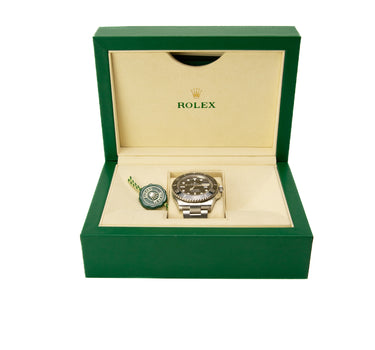 The watch inside the box of the Rolex Submariner Date 41mm 126610LN 2024.
