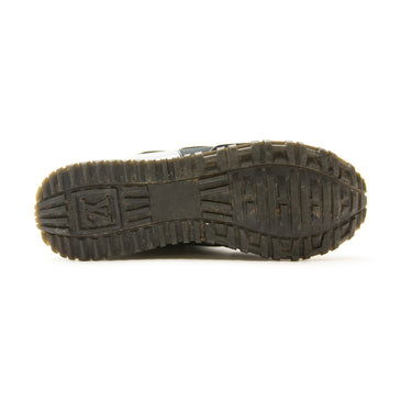 The soles of the Louis Vuitton Run Away Black Brown Monogram.