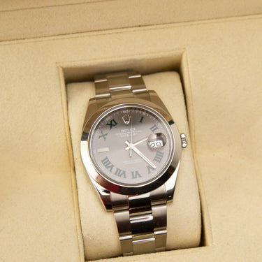 The dial of the Rolex Datejust 41mm 126300 2022.