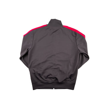 The back of the Palm Angels Grey & Pink Track Jacket.