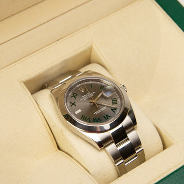 The dial of the Rolex Datejust 41mm 126300 2022.