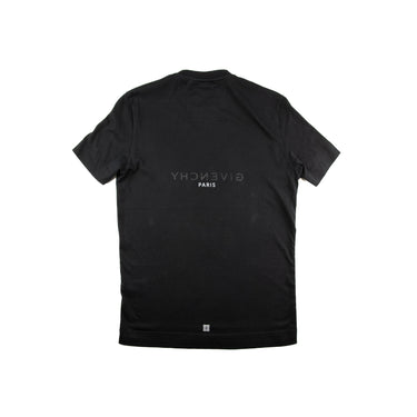 The back of the Givenchy Logo Black T Shirt.