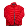 The front of the Canada Goose Brookvale Red Puffer Coat.