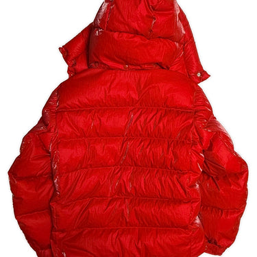 The back of the Moncler Verdon Coated Down Puffer Jacket.