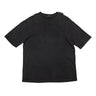 The front of a Balenciaga Black Shoulder Tag T-shirt, showcasing its sleek design.