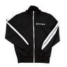 The front of the Palm Angels Black Track Jacket M.