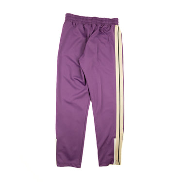 The back of the Palm Angels Dark Purple Sweatpants L.