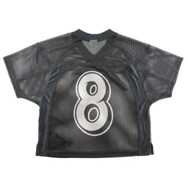 The back of the Aime Leon Dore Stadium Cropped Practice Black Jersey.