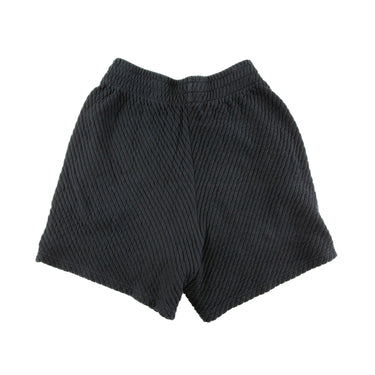 The back of the Represent Black Ottoman Shorts.