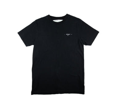 The front of the Off-White Cutout Arrows Black T Shirt.