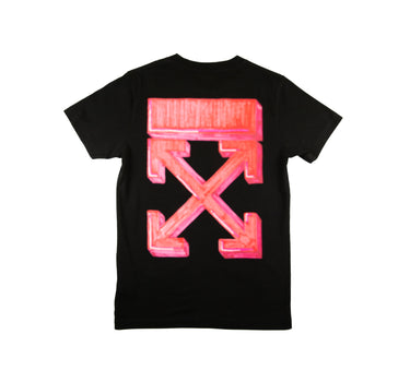 The back of the Off-White Pink Marker Arrows T Shirt.