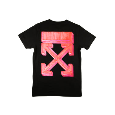 The back of the Off-White Pink Marker Arrows T Shirt.