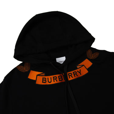 The hood of the Burberry Oak Leaf Crest Hoodie.
