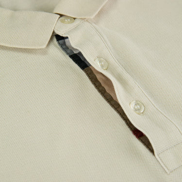 The print of the Burberry Beige Polo Shirt.