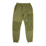 The  of the C.P. Company Diagonal Fleece Mixed Lens Khaki Sweatpants.