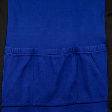 The pockets of the Louis Vuitton Jacquard Blue Cycling Top.
