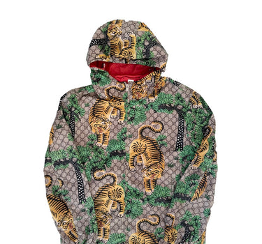 The front of the Gucci Bengal Tiger Windbreaker.