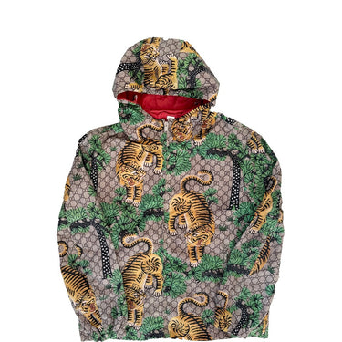 The front of the Gucci Bengal Tiger Windbreaker.