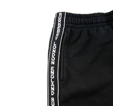 The logo of the Burberry Cotton Black Shorts.