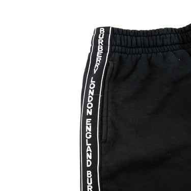 The logo of the Burberry Cotton Black Shorts.