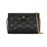 The front of the Gucci GG Matelasse Black Bag.