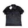 The front of the Tom Ford Black Velour Polo Shirt.