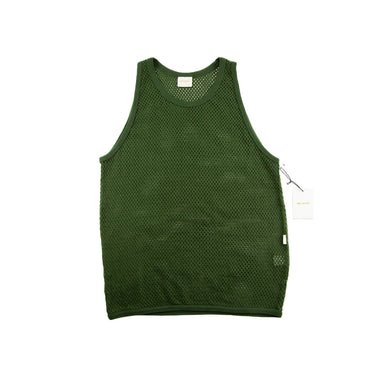 The front of the Aime Leon Dore Mesh Knit Tank Top.