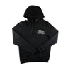 The front of the Burberry Location Logo Black Hoodie.