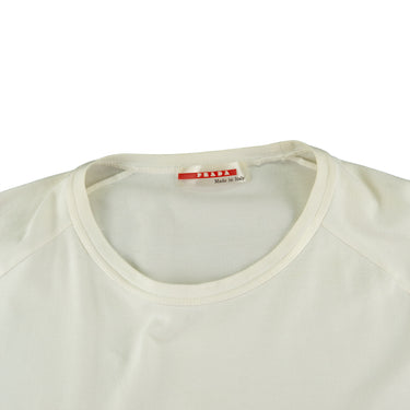 The label of the Prada Sport White T Shirt.