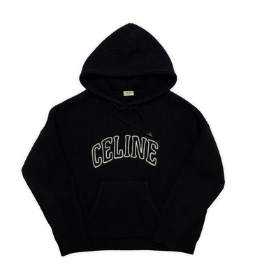 The  of the Celine Black Wool Hoodie.
