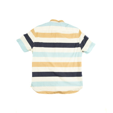 The back of the Burberry Striped Short Sleeve Shirt.