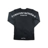The back of the Chrome Hearts Los Angeles Shoulder Logo Black Long Sleeve.