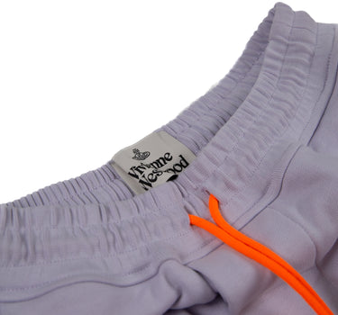 Inside logo of Vivienne Westwood Lilac baby-bear sweatpants.